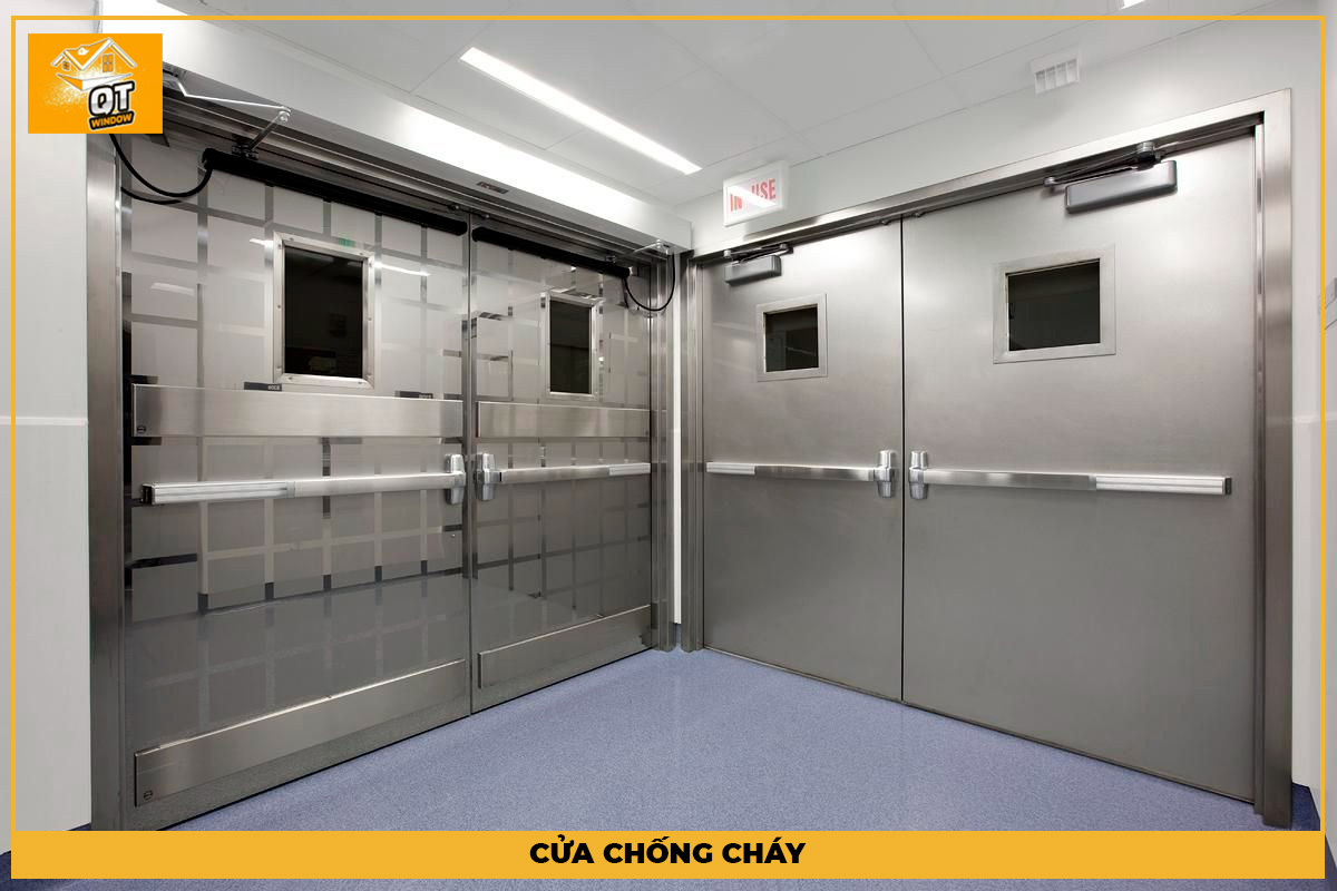 thi công cửa chống cháy