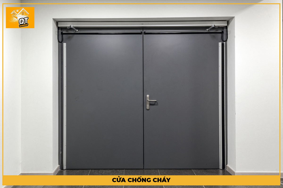 thi công cửa chống cháy